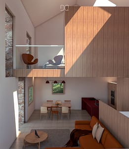 rehabilitacion casa de piedra en outres pontevedra